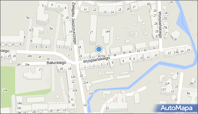 Elbląg, Wyspiańskiego Stanisława, 39, mapa Elbląga