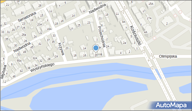 Garwolin, Wyszyńskiego Stefana, ks. kard., 10, mapa Garwolin