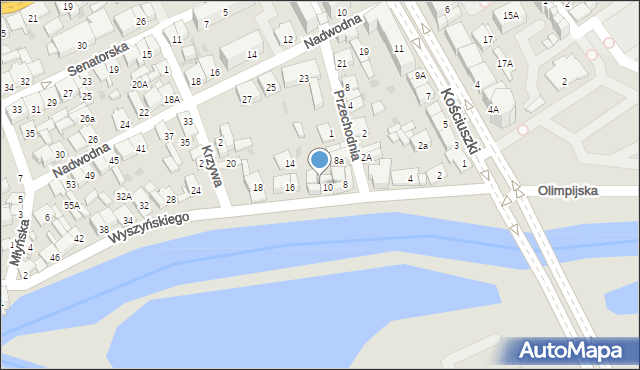 Garwolin, Wyszyńskiego Stefana, ks. kard., 12, mapa Garwolin