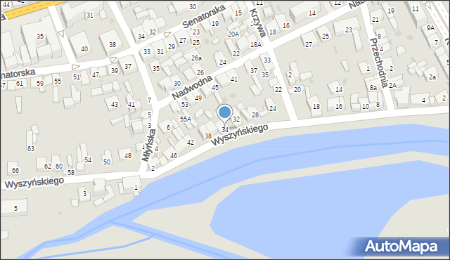 Garwolin, Wyszyńskiego Stefana, ks. kard., 34, mapa Garwolin