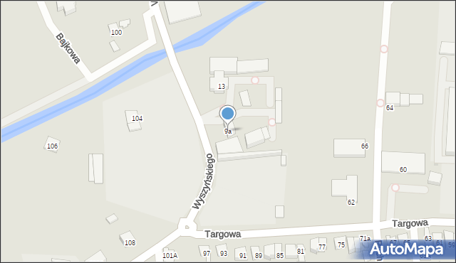 Garwolin, Wyszyńskiego Stefana, ks. kard., 9a, mapa Garwolin