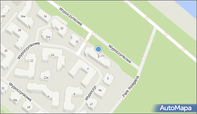 Gdańsk, Wypoczynkowa, 2, mapa Gdańska