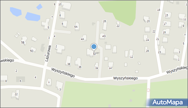 Gdynia, Wyszyńskiego Stefana, ks. kard., 32, mapa Gdyni