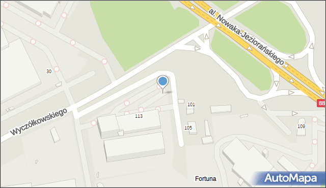 Gliwice, Wyczółkowskiego Leona, 113, mapa Gliwic