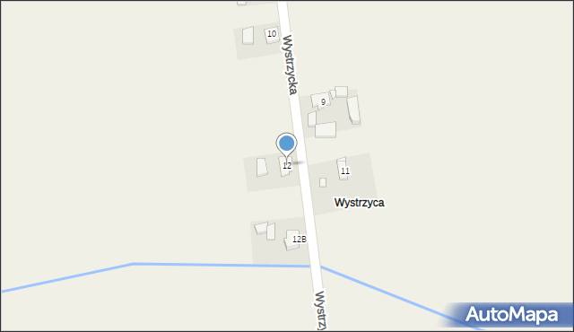 Główczyce, Wystrzycka, 12, mapa Główczyce