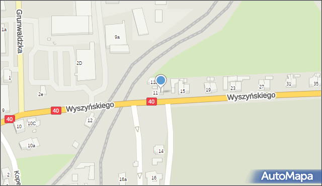 Głuchołazy, Wyszyńskiego Stefana, ks. prym. kard., 13, mapa Głuchołazy