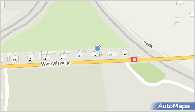 Głuchołazy, Wyszyńskiego Stefana, ks. prym. kard., 37, mapa Głuchołazy