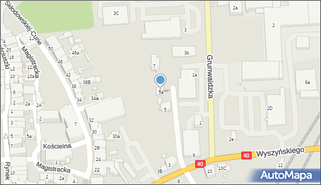 Głuchołazy, Wyszyńskiego Stefana, ks. prym. kard., 5a, mapa Głuchołazy