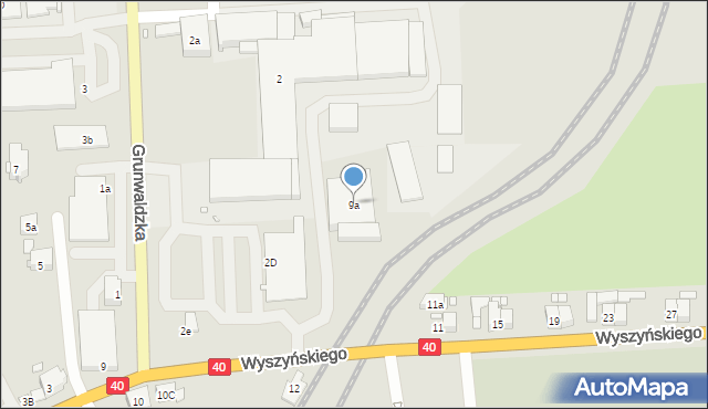 Głuchołazy, Wyszyńskiego Stefana, ks. prym. kard., 9a, mapa Głuchołazy