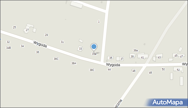 Gogolin, Wygoda, 33a, mapa Gogolin