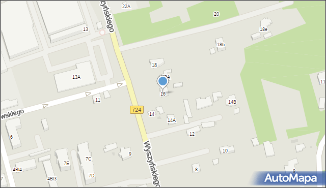 Góra Kalwaria, Wyszyńskiego Stefana, ks. kard., 16, mapa Góra Kalwaria