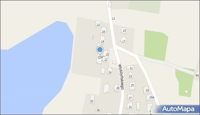 Gowidlino, Wyszyńskiego Stefana, ks. prym. kard., 22A, mapa Gowidlino