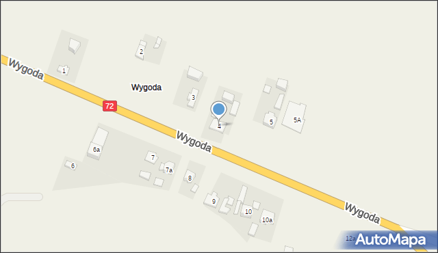 Grzymiszew, Wygoda, 4, mapa Grzymiszew