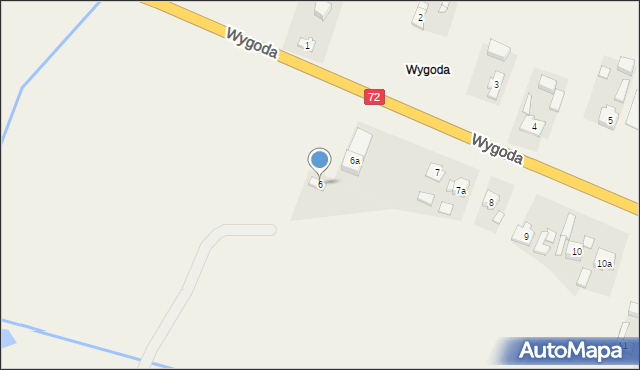 Grzymiszew, Wygoda, 6, mapa Grzymiszew