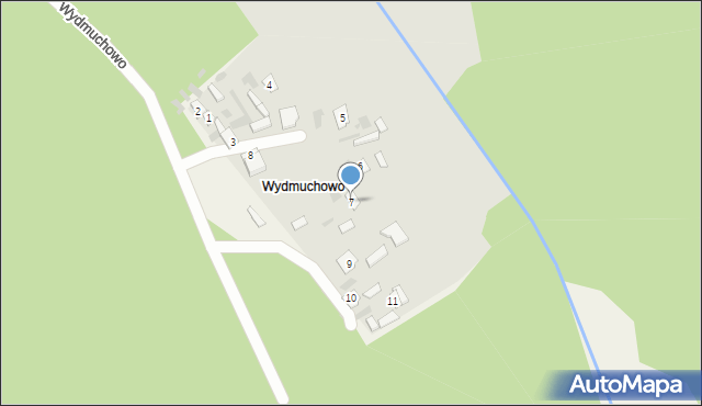 Hajnówka, Wydmuchowo, 7, mapa Hajnówka