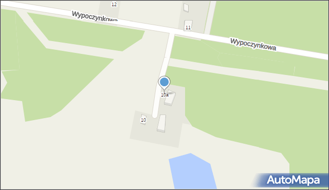 Jabłonna, Wypoczynkowa, 10a, mapa Jabłonna