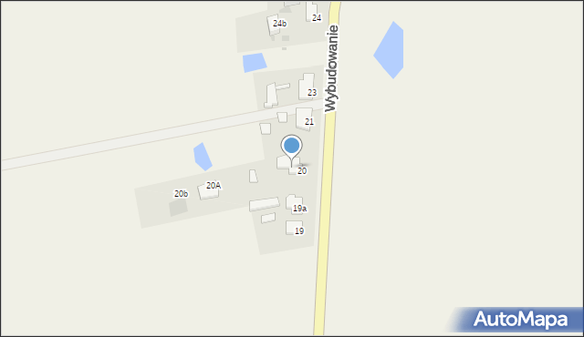 Janiszewko, Wybudowanie, 20, mapa Janiszewko