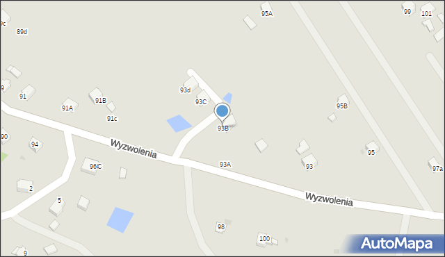 Jastrzębie-Zdrój, Wyzwolenia, 93B, mapa Jastrzębie-Zdrój