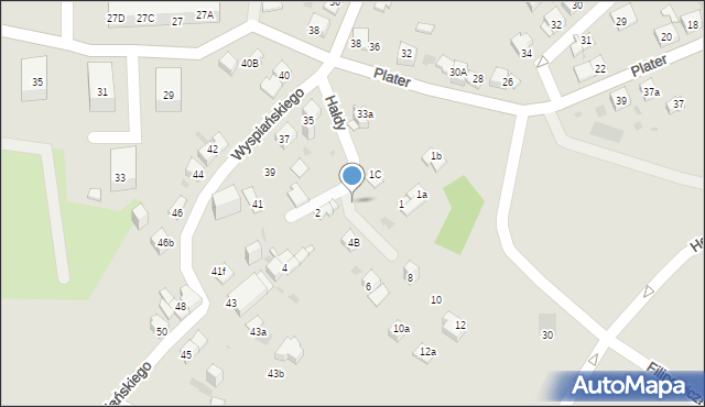 Jaworzno, Wyspiańskiego Stanisława, 41c, mapa Jaworzno