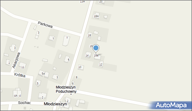 Juliopol, Wyszogrodzka, 14a, mapa Juliopol