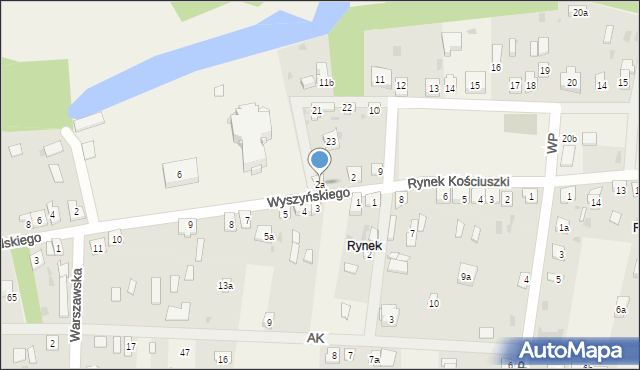 Kamieńczyk, Wyszyńskiego Stefana, ks. kard., 2a, mapa Kamieńczyk