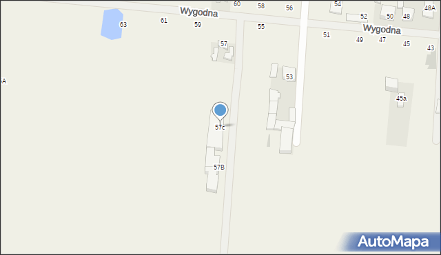 Kaputy, Wygodna, 57c, mapa Kaputy