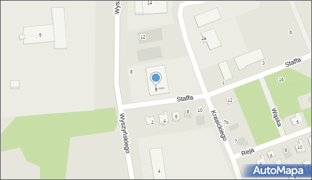 Karczew, Wyszyńskiego Stefana, ks. kard., 6, mapa Karczew