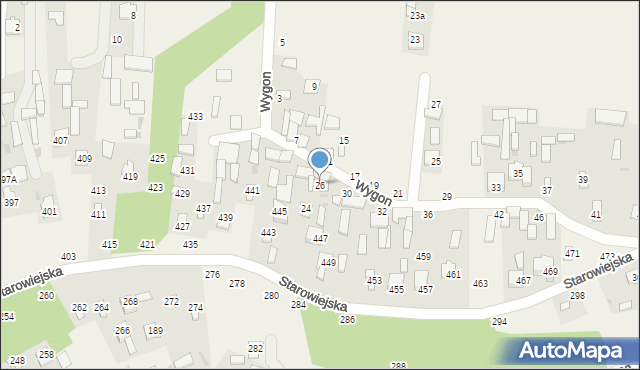 Karczmiska Drugie, Wygon, 26, mapa Karczmiska Drugie