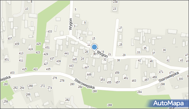 Karczmiska Drugie, Wygon, 30, mapa Karczmiska Drugie