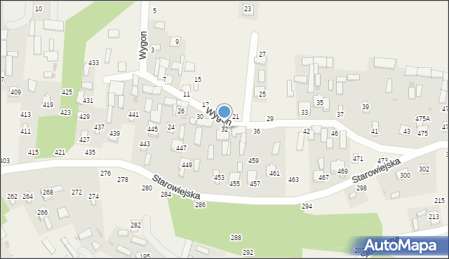 Karczmiska Drugie, Wygon, 32, mapa Karczmiska Drugie