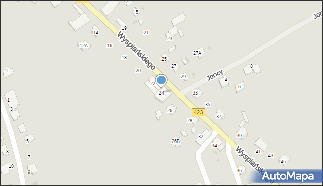 Kędzierzyn-Koźle, Wyspiańskiego Stanisława, 24, mapa Kędzierzyna-Koźle