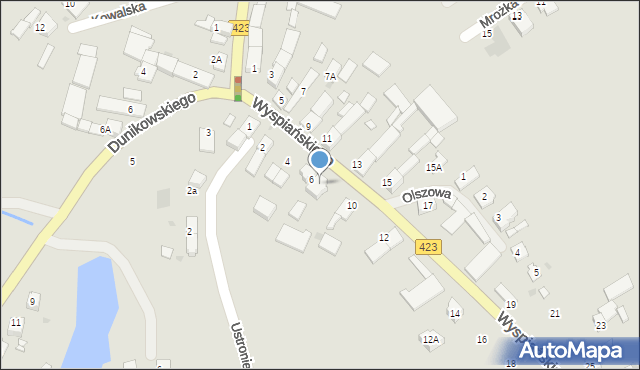 Kędzierzyn-Koźle, Wyspiańskiego Stanisława, 8, mapa Kędzierzyna-Koźle