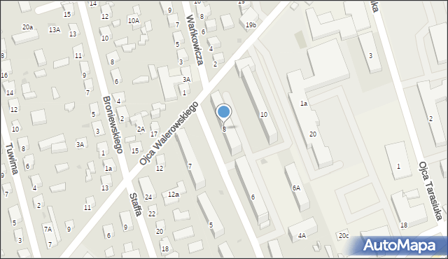 Kleosin, Wyszyńskiego Stefana, ks. kard., 8, mapa Kleosin