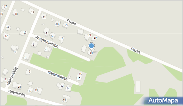 Kłobuck, Wyspiańskiego Stanisława, 13, mapa Kłobuck