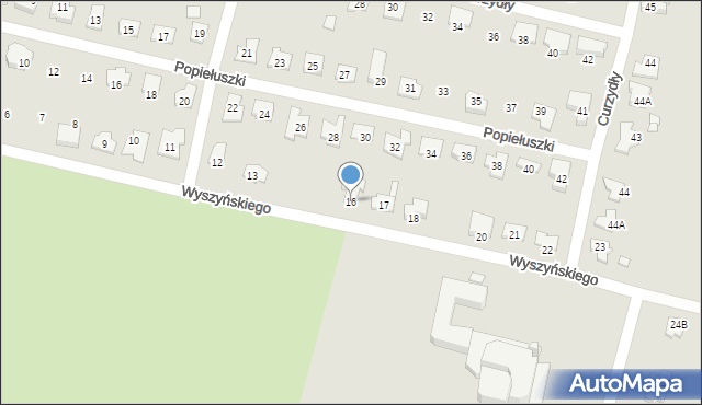 Kluczbork, Wyszyńskiego Stefana, ks. kard., 16, mapa Kluczbork