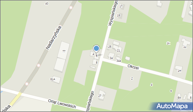 Kobyłka, Wyspiańskiego Stanisława, 6, mapa Kobyłka