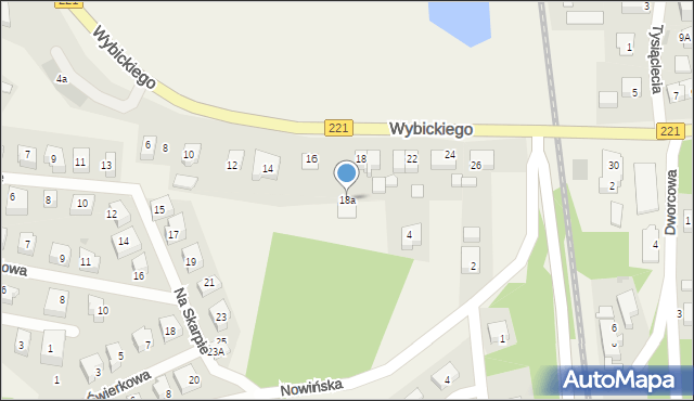 Kolbudy, Wybickiego Józefa, gen., 18a, mapa Kolbudy