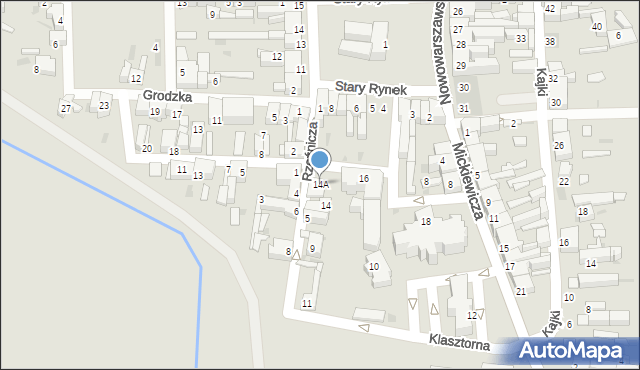 Koło, Wyszyńskiego Stefana, ks. kard., 14A, mapa Koło