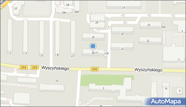 Konin, Wyszyńskiego Stefana, ks. kard., 12, mapa Konina