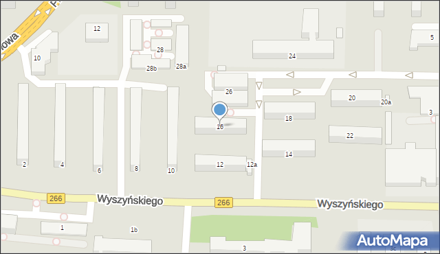 Konin, Wyszyńskiego Stefana, ks. kard., 16, mapa Konina