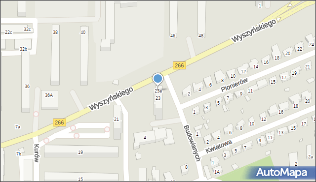 Konin, Wyszyńskiego Stefana, ks. kard., 23a, mapa Konina