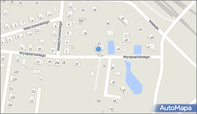 Kościerzyna, Wyspiańskiego Stanisława, 42, mapa Kościerzyna