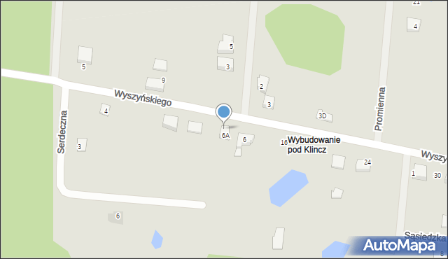 Kościerzyna, Wyszyńskiego Stefana, ks. kard., 12, mapa Kościerzyna