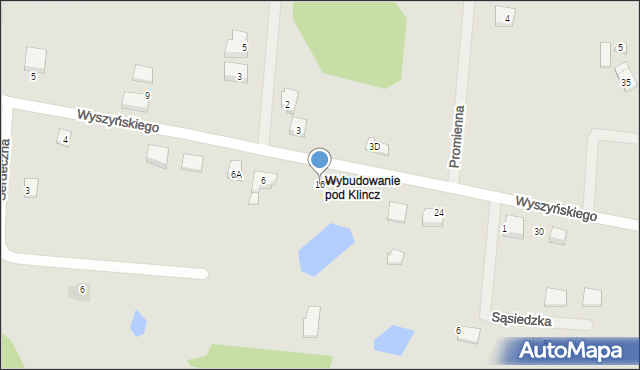 Kościerzyna, Wyszyńskiego Stefana, ks. kard., 16, mapa Kościerzyna