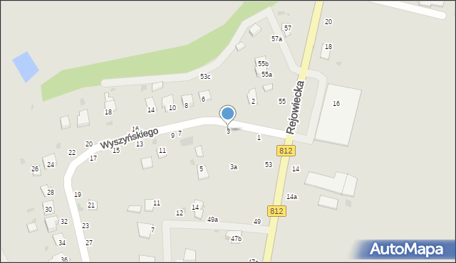 Krasnystaw, Wyszyńskiego Stefana, ks. kard., 3, mapa Krasnystaw