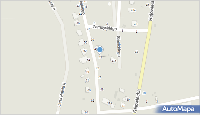 Krasnystaw, Wyszyńskiego Stefana, ks. kard., 43, mapa Krasnystaw