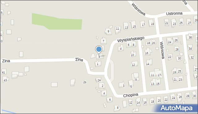 Krzepice, Wyspiańskiego Stanisława, 3, mapa Krzepice