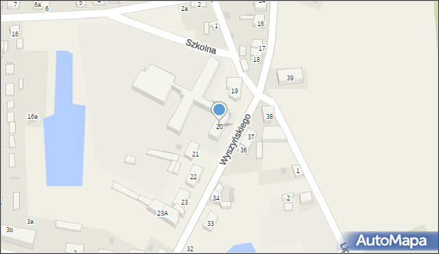 Kwilcz, Wyszyńskiego Stefana, ks. kard., 20, mapa Kwilcz