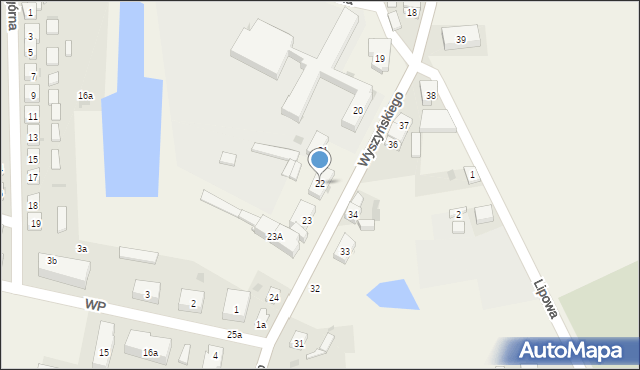 Kwilcz, Wyszyńskiego Stefana, ks. kard., 22, mapa Kwilcz