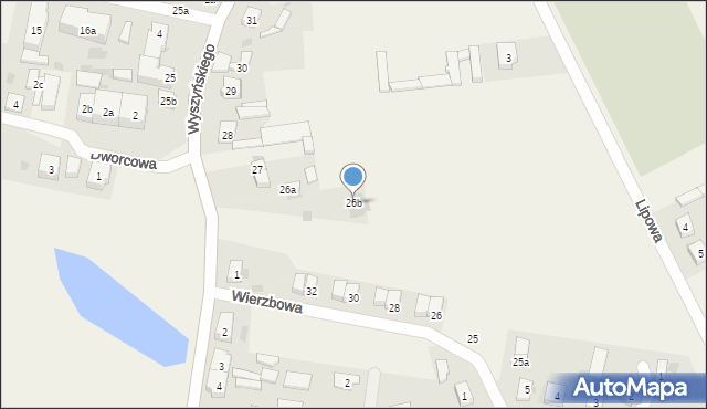 Kwilcz, Wyszyńskiego Stefana, ks. kard., 26b, mapa Kwilcz